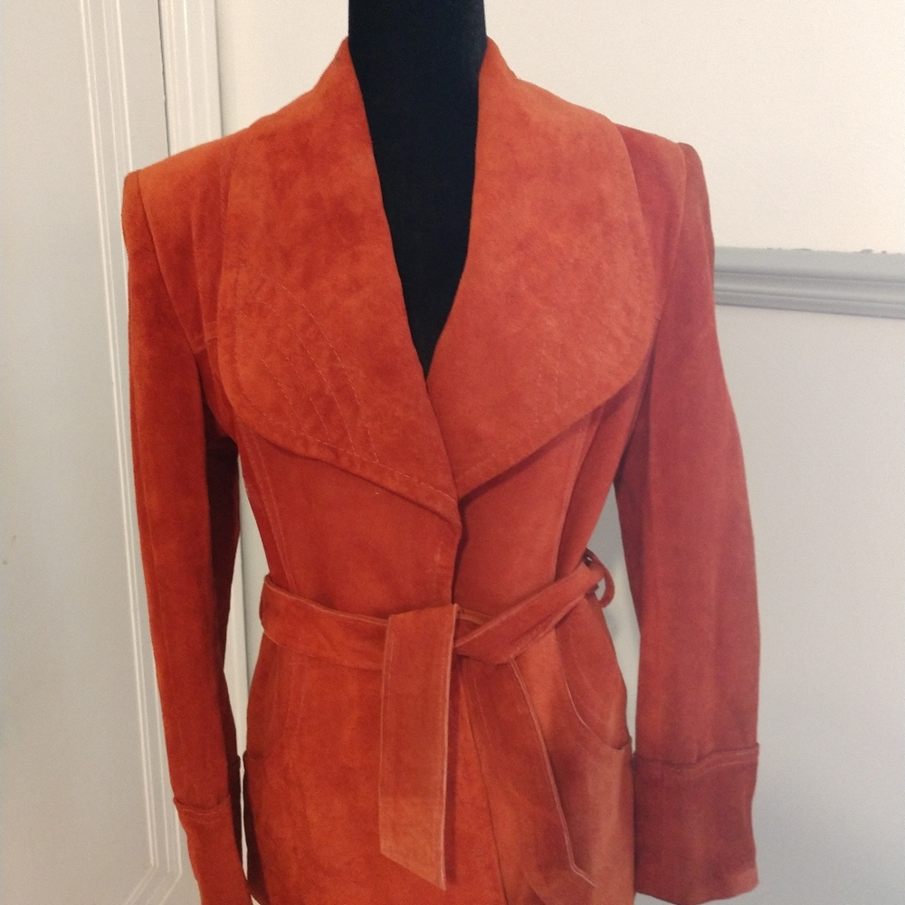 Suedecare Station Plaza Vintage 1970's Leather Suede Jacket